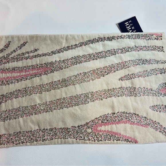 4/$25**4 Pack NEW Lumbar Safavieh Beige and Blush Accent Pillow Cover - Picture 1 of 4